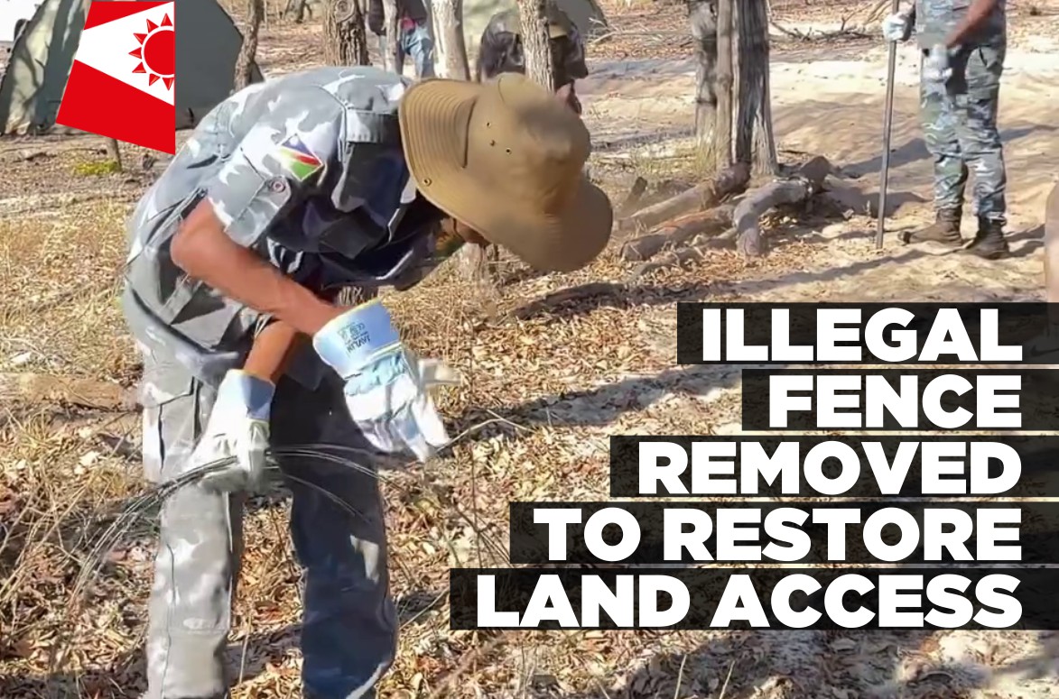 Oshikoto removes illegal fence to ensure communal land access