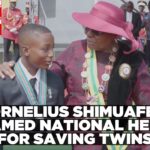 16-year-old honoured as National Hero for saving twins