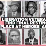 Liberation struggle veterans reburied at Heroes’ Acre