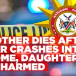 Woman dies after car crashes into her home