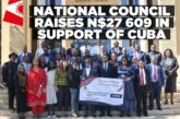 National Council members raise over N$27 000 in support of Cuba