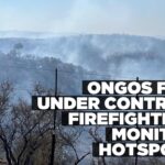 Nujoma joins firefighters as Ongos veld fire brought under control