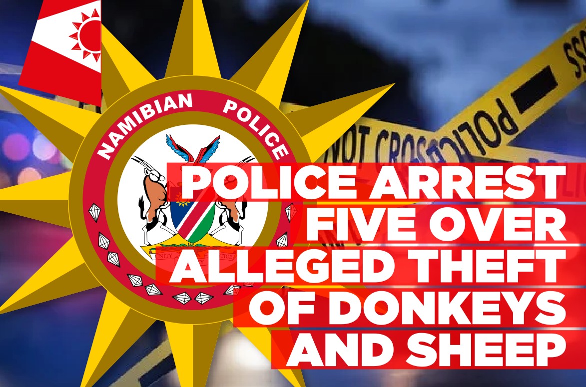 Five suspects arrested for alleged livestock theft in Nkurenkuru, Gochas and Otjiwarongo