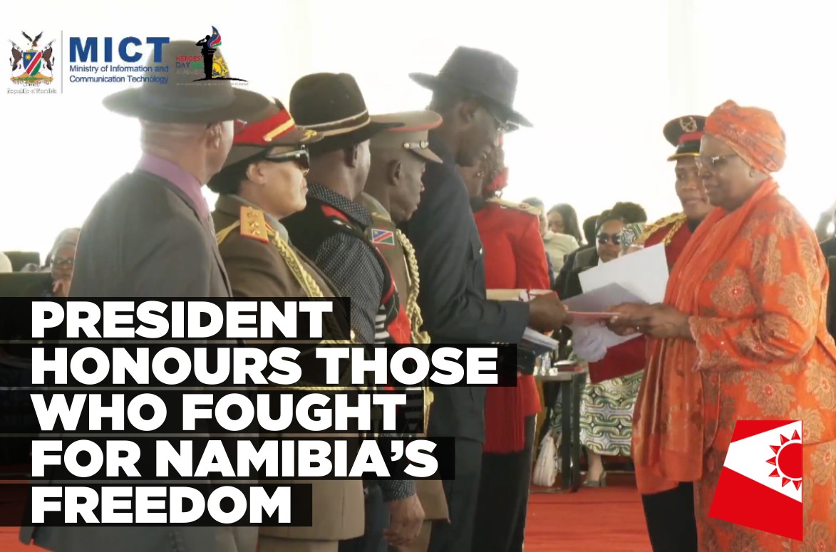 President confers national honours on about 1,000 people for contributions to Namibia’s independence struggle
