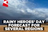 Rain showers expected across several regions