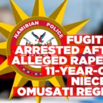 Fugitive arrested after alleged rape of 11-year-old niece in Omusati Region
