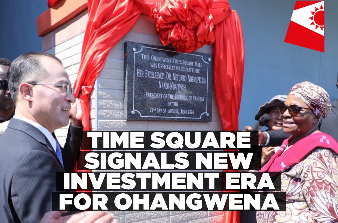 Hamutumwa declares “Ohangwena open for business” as President opens Time Square Complex