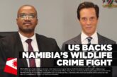 US backs Namibia’s fight against wildlife trafficking