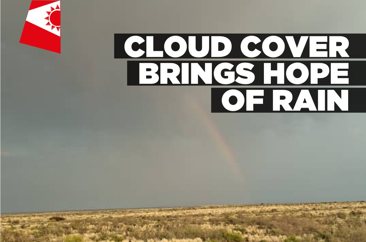 Cloud cover brings hope of rain