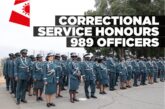 989 correctional officers awarded long service medals