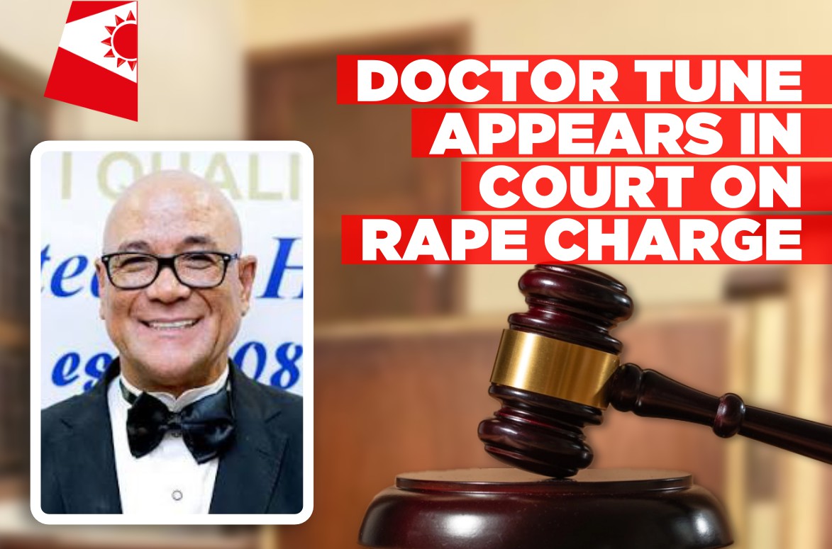 Renowned Rehoboth Dr. Tune appears in court on rape charge