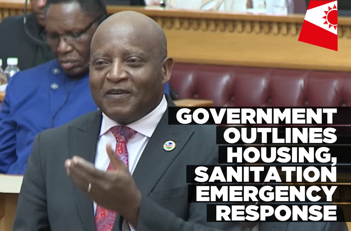 Ngurare updates Parliament on housing and sanitation emergency response