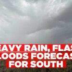 Widespread showers forecast for today, with heaviest rainfall expected in the south