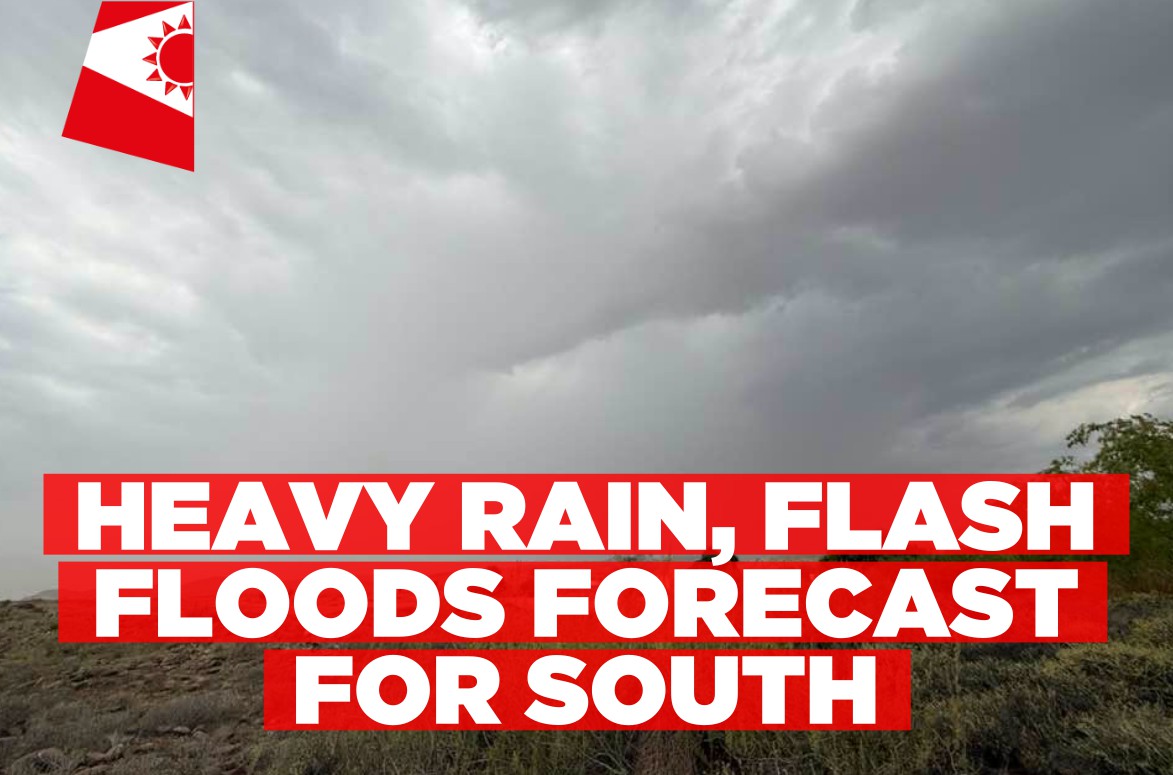 Widespread showers forecast for today, with heaviest rainfall expected in the south