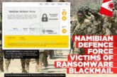 Namibian Defence Force listed in unverified ransomware claim