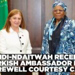 Nandi-Ndaitwah bids farewell to Turkish ambassador