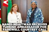 Nandi-Ndaitwah bids farewell to Turkish ambassador