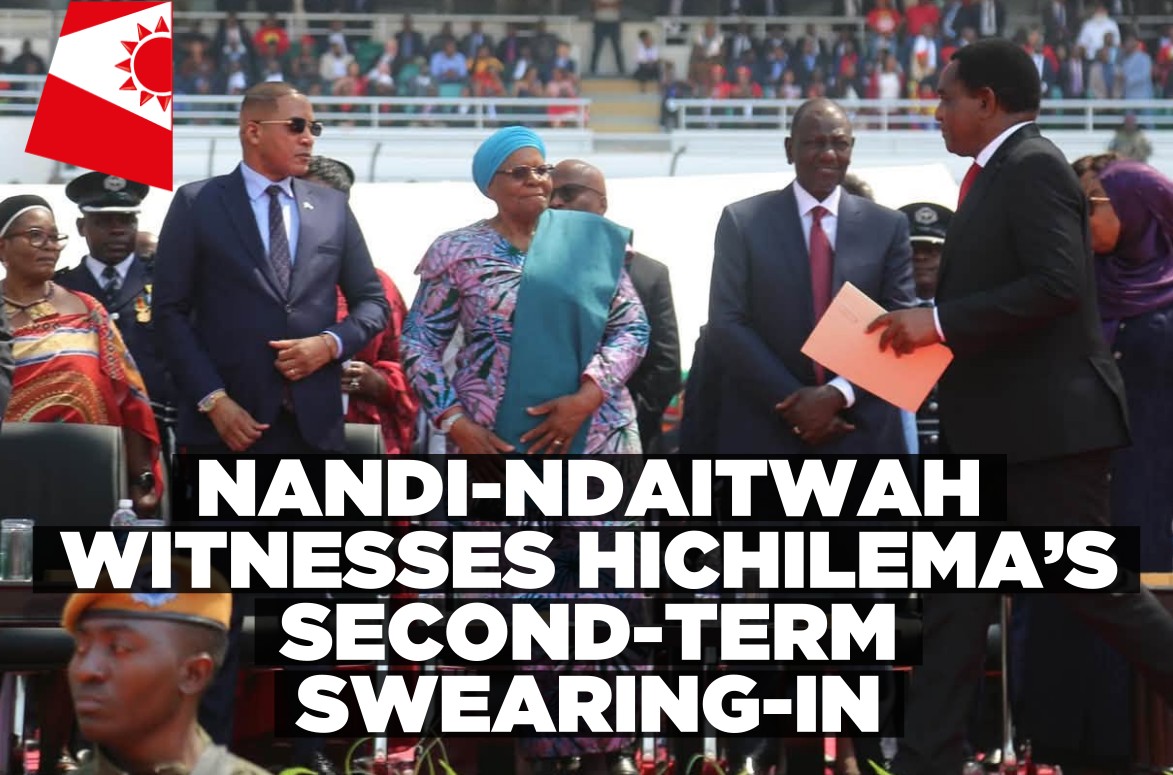 Nandi-Ndaitwah joins regional leaders for Hichilema’s second-term inauguration