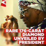 President unveils rare 176-carat diamond recovered in Oranjemund