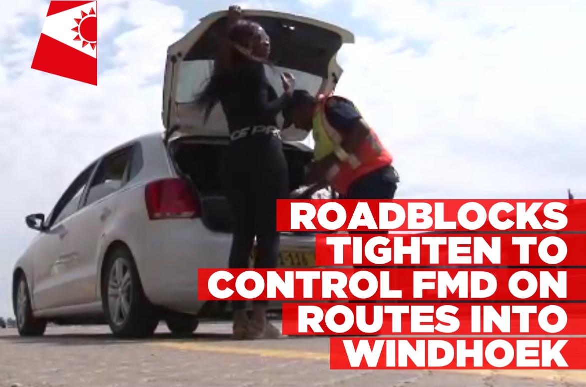 Roadblocks tighten to control FMD on routes into Windhoek