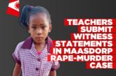 Teachers submit witness statements in 5-year-old Maasdorp rape-murder case