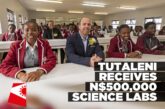 Langer Heinrich upgrades Tutaleni science laboratories