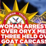 Suspected stolen goats, oryx meat seized in separate incidents