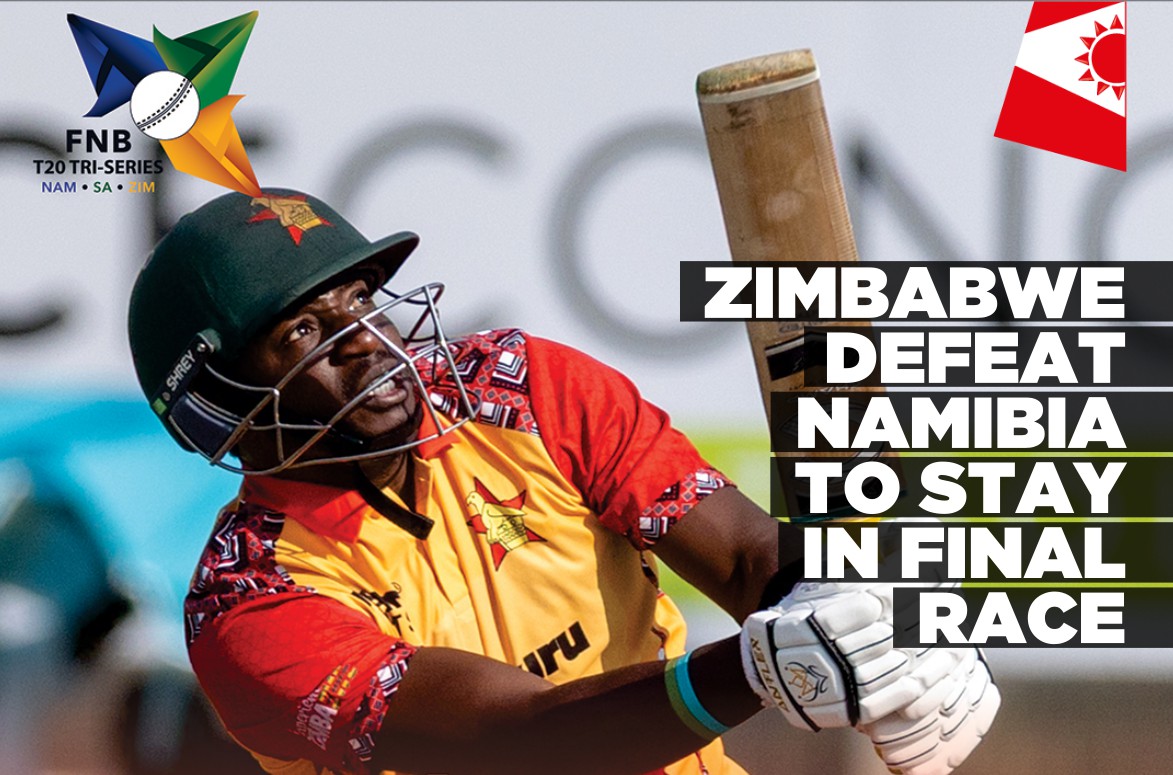 Zimbabwe stun Namibia to keep Cricket Tri-Series final hopes alive