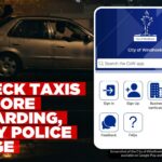 City Police urge taxi passengers to verify vehicles