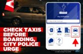 City Police urge taxi passengers to verify vehicles