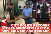 City Police recover stolen Nanodog laptop