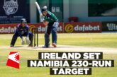 Namibia restrict Ireland to 229 in ODI series opener