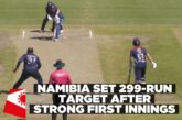 Namibia post 298 against USA in League 2 clash