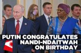 Putin congratulates Nandi-Ndaitwah on birthday at Russia–Africa Summit
