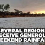 Several regions receive generous weekend rainfall
