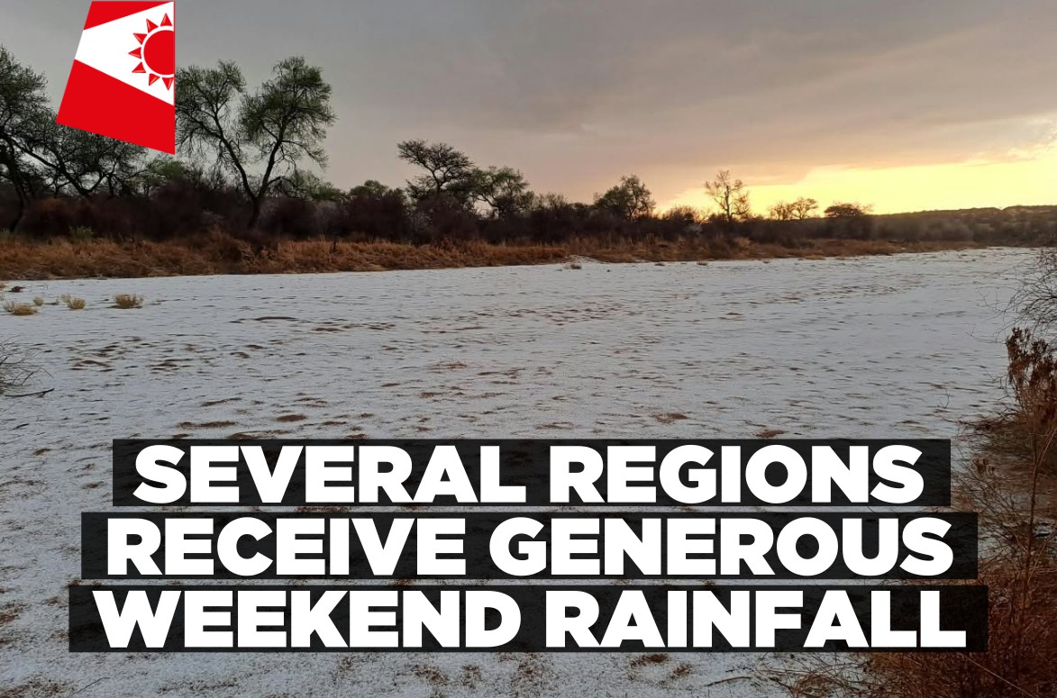 Several regions receive generous weekend rainfall