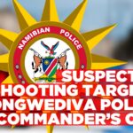 Police investigate suspected shooting at Ongwediva police station commander’s vehicle