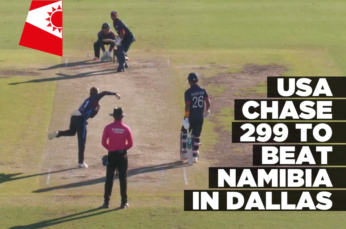 Namibia set new ODI record despite USA defeat