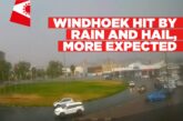 Windhoek hit by rain and hail, more expected